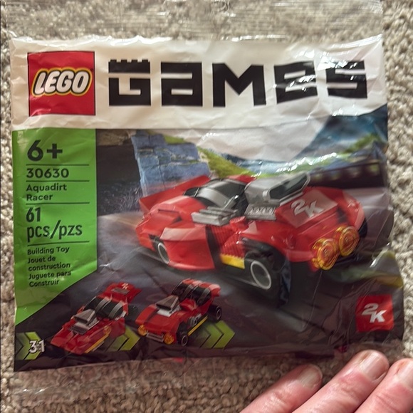 LEGO Games 2K Aquadirt Racer with Red and Gray Pieces Car Build 30630 - Picture 1 of 4